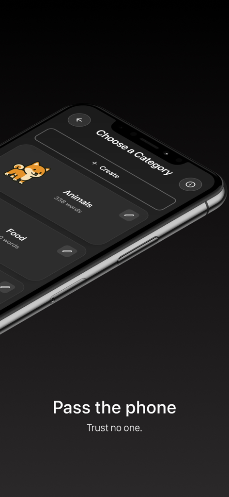 imposter.ai - imposter.ai パーティーゲームアプリのカテゴリ選択画面