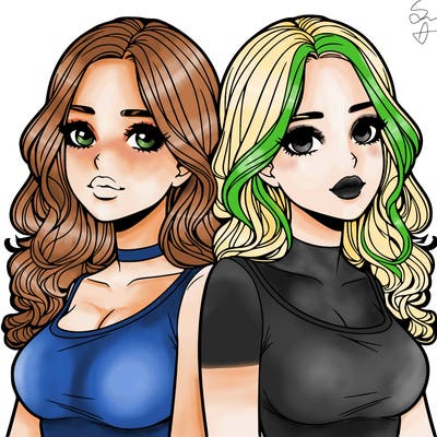 realistic twin sisters
