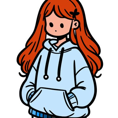 girl in sweatshirt
