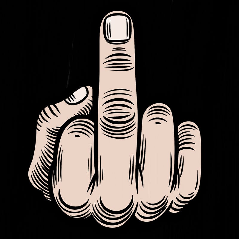 middle finger