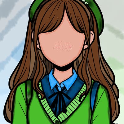 faceless preppy girl