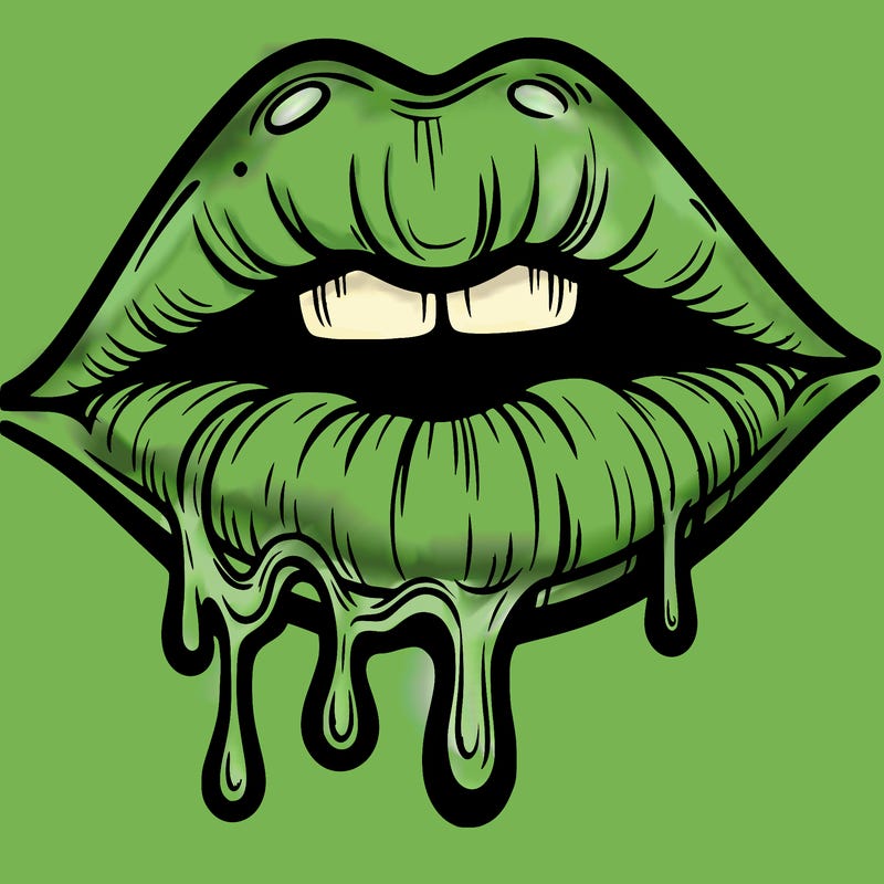 lips that look realistic and drip