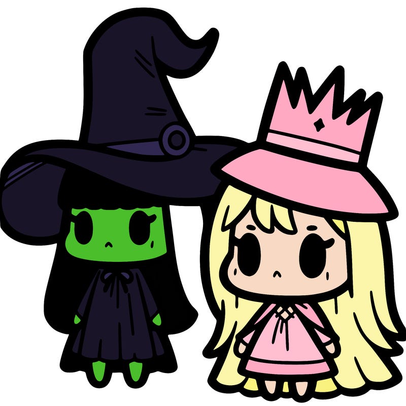 elphaba and glinda