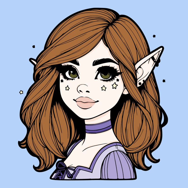 realistic halloween elf girl