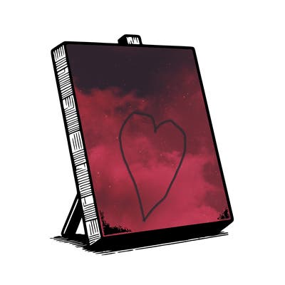 blank canvas realistic