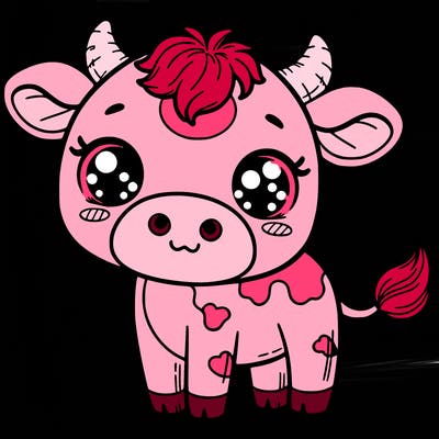 cute cow