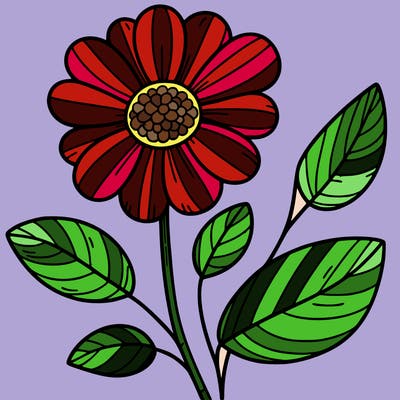 singular flower