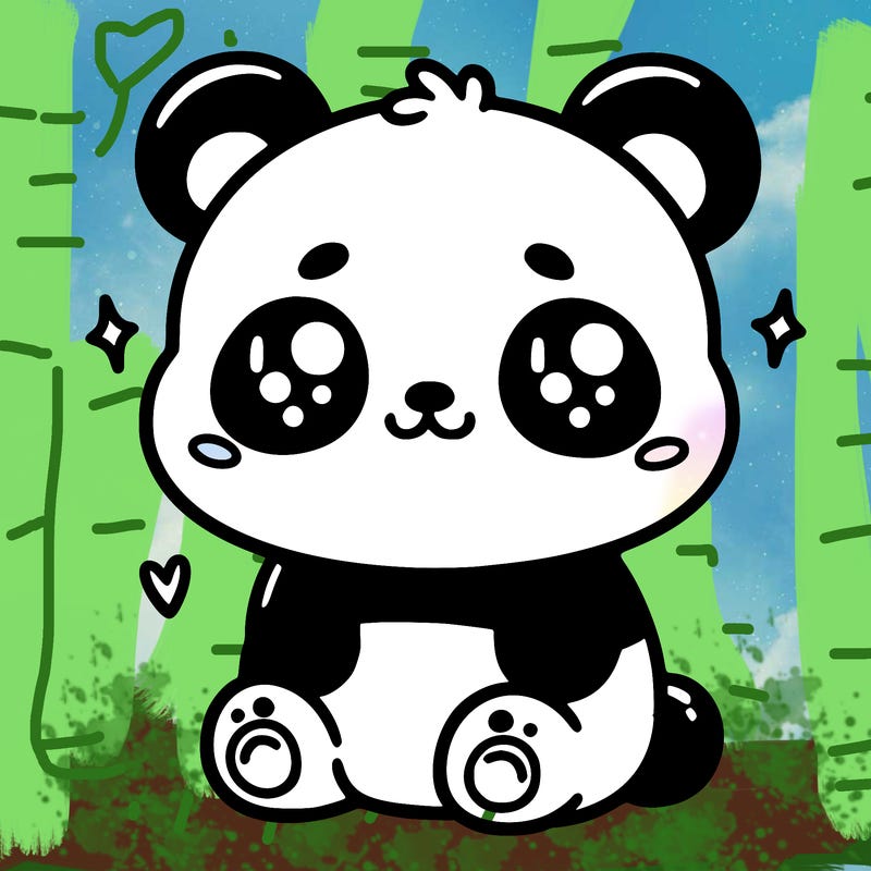 cute panda