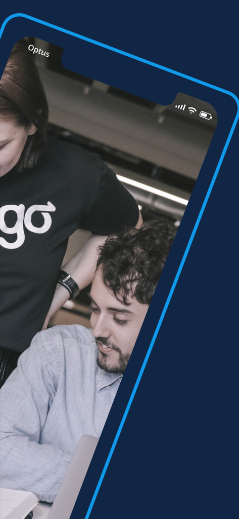 Vygo - A student and mentor collaborating through the Vygo platform shown on an iPhone screen