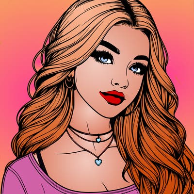 detailed realistic girl