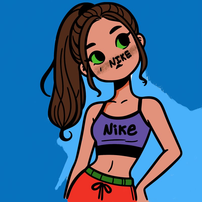 girl in crop top