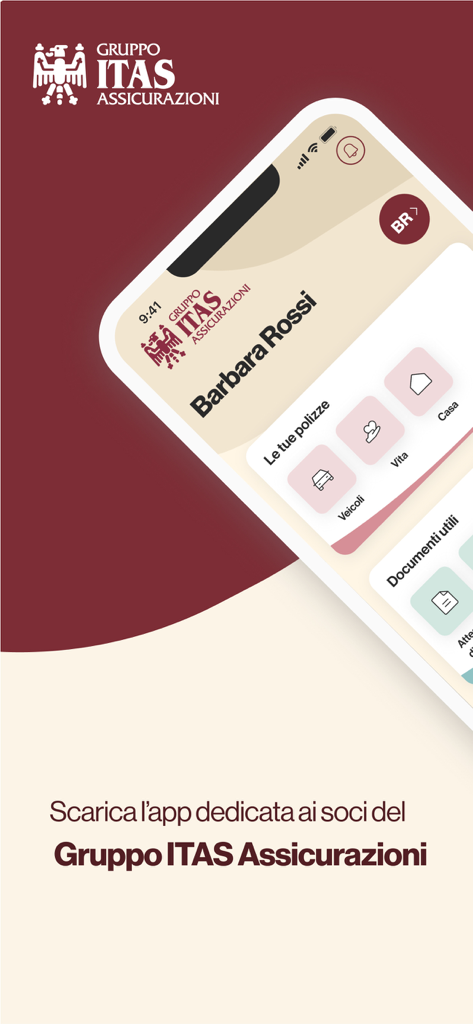 ITAS assicurazioni - Schermata principale dell'app mobile ITAS Assicurazioni che mostra la gestione delle polizze assicurative