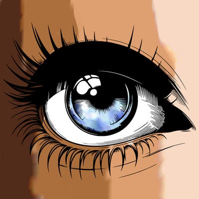realistic eye