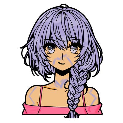 girl with braid anime