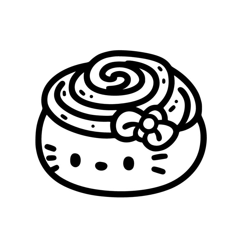 cinnamon roll from hello kitty
