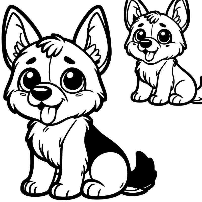 cute german shepherd