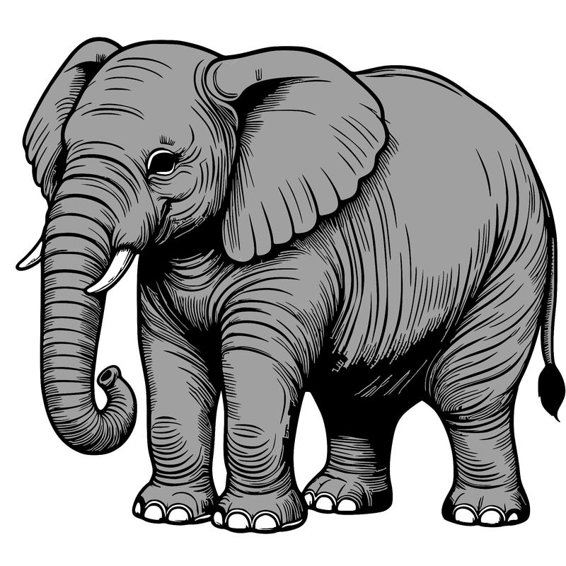 realistic elephant