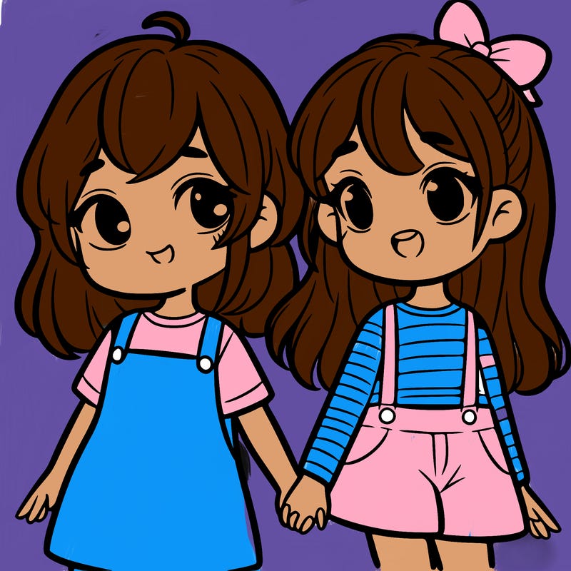 two girls