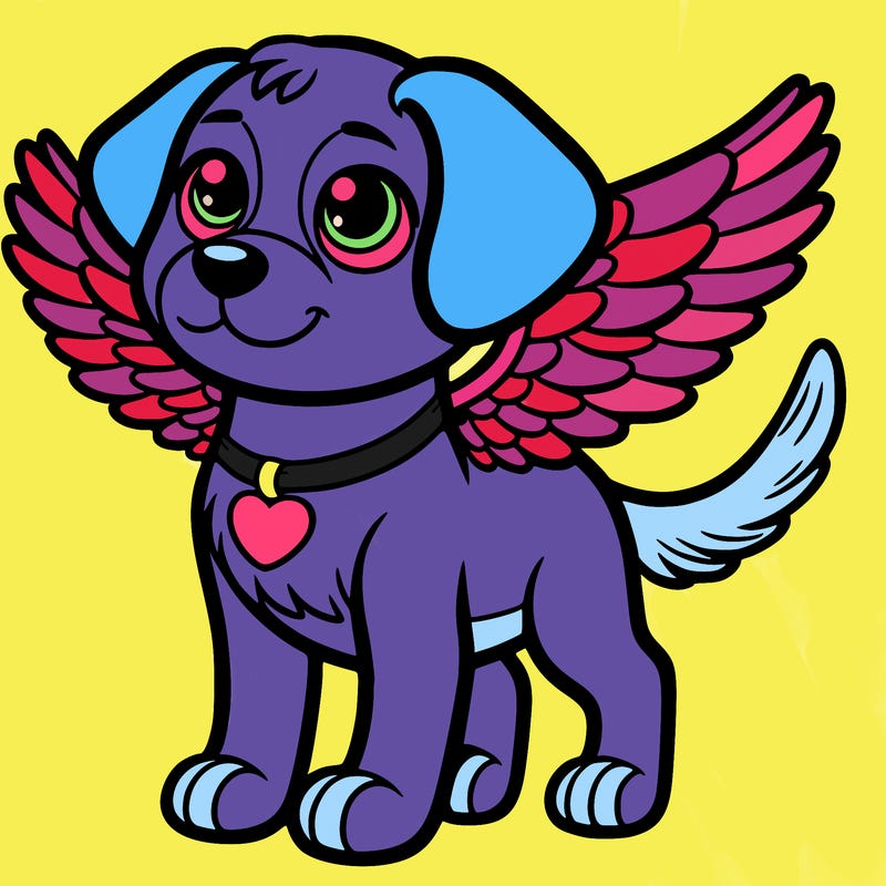 dog with wings