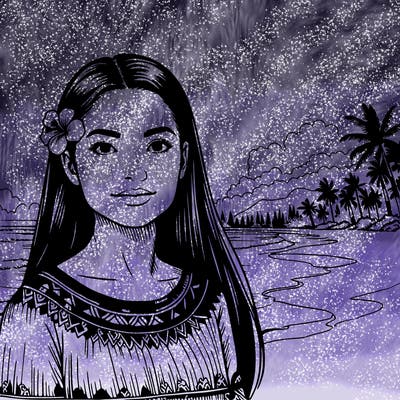 realistic girl from hawaii