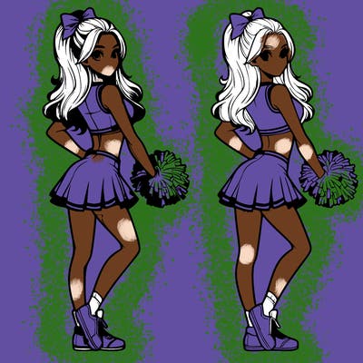 realistic cheerleader