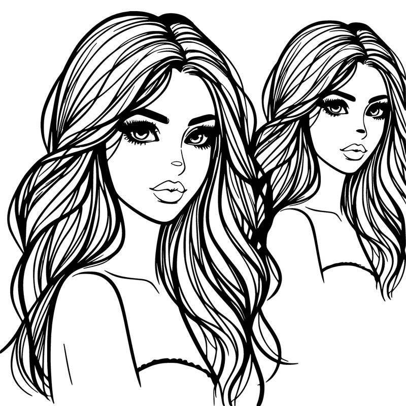 beautiful realistic. girl