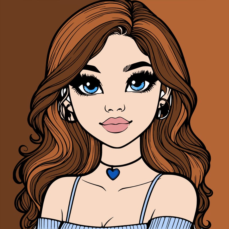 realistic pretty girl