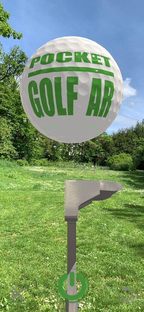 [AR] Pocket Golf | Real 3D Golf Swings in Augmented Reality