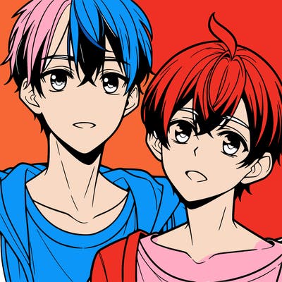 two manga boys