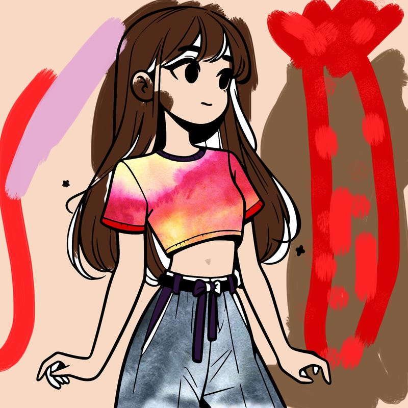 girl in a cute crop top