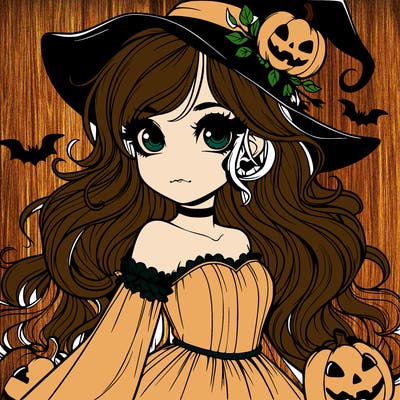 realistic girl halloween