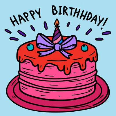 happy birthday  cake