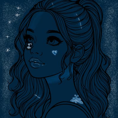 beautiful realistic girl