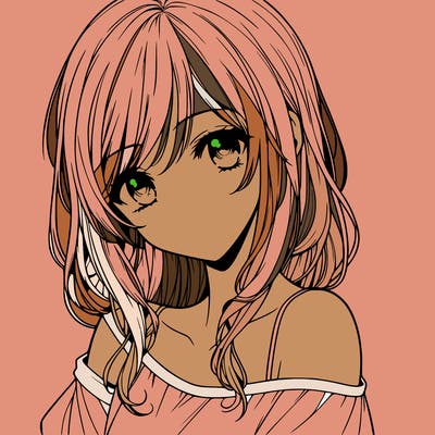 anime girl realistic girl