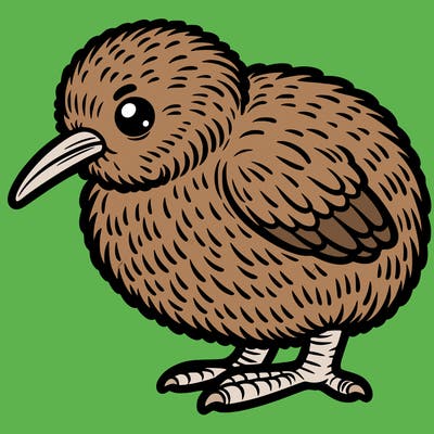 a kiwi bird