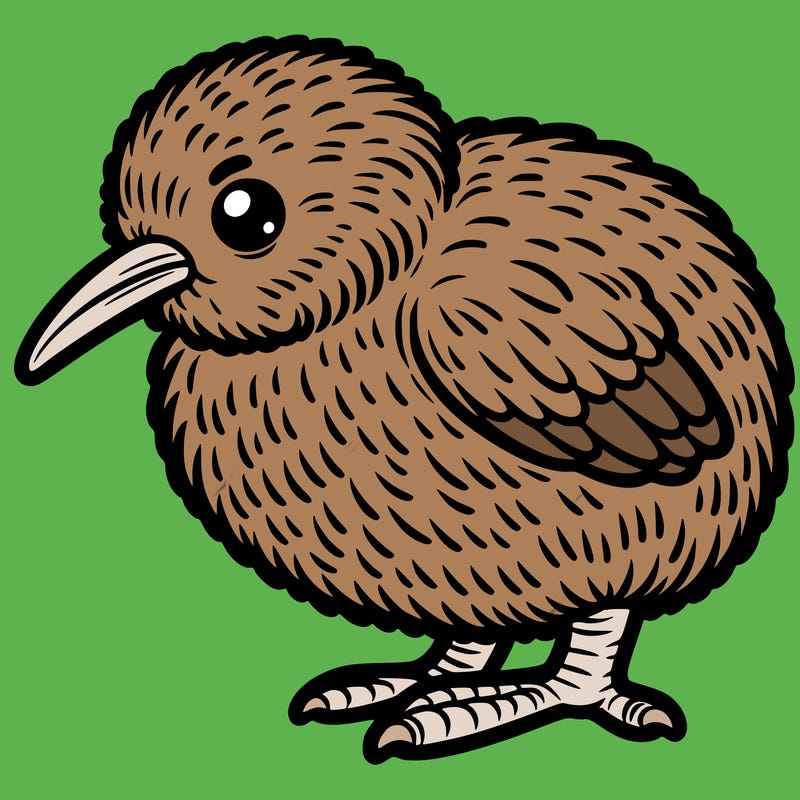 a kiwi bird