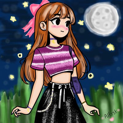 girl in a cute crop top