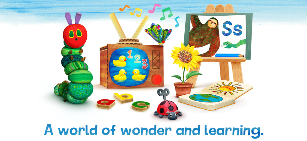 Hungry Caterpillar Play School - Educational activities and characters from the Hungry Caterpillar Play School app featuring Eric Carle art