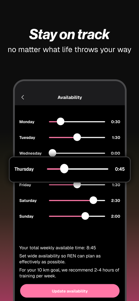Run with REN - Expert Training - Health & Fitness App | MWM