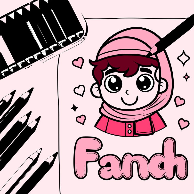drawing the name farah