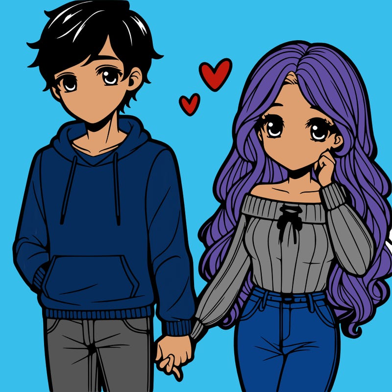 girl with her boyfriend