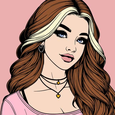 detailed realistic girl