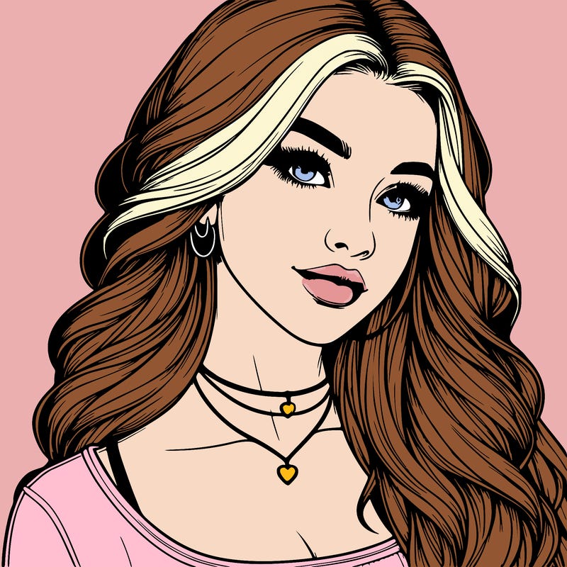 detailed realistic girl