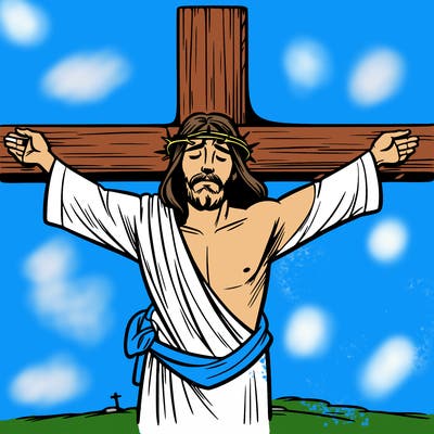 jesus on the cross