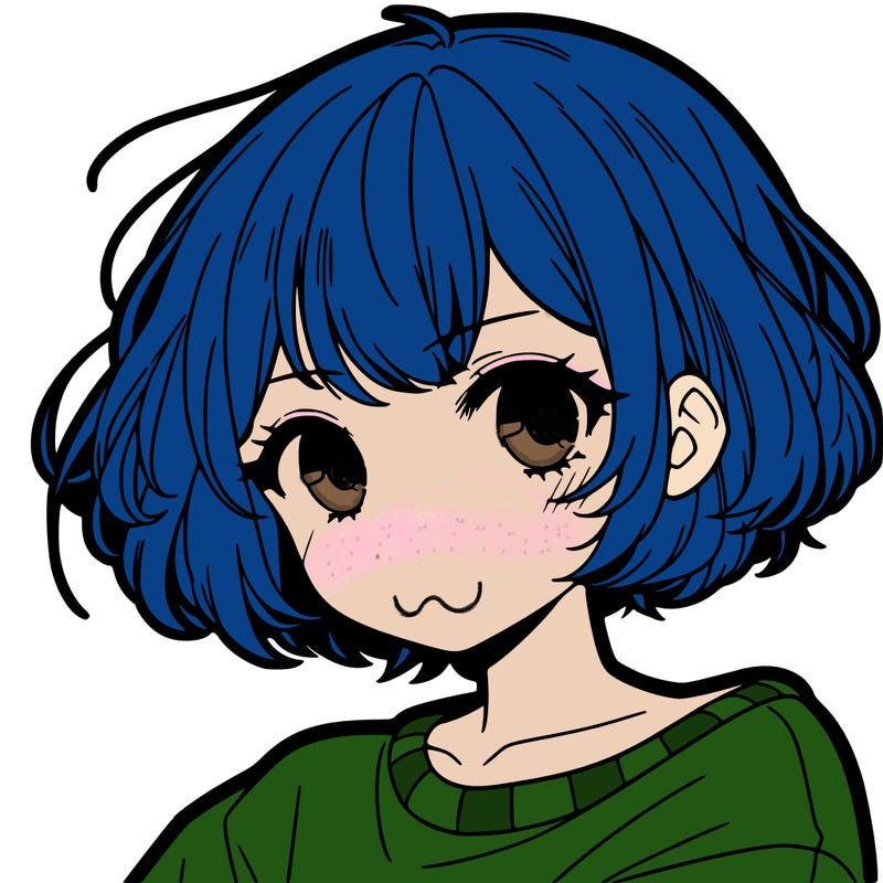 cool anime girl with short hair