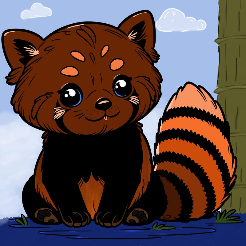 red panda