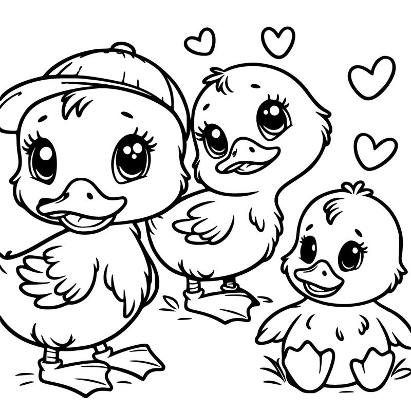 cute ducks