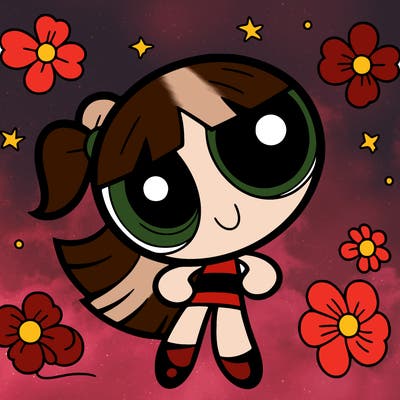 a powerpuff girl