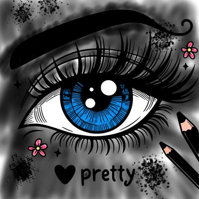 pretty eye