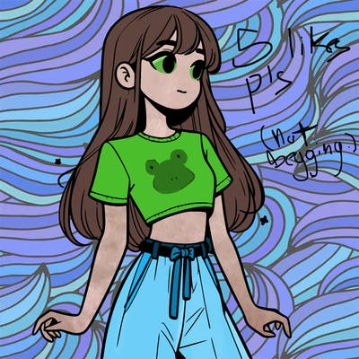 girl in a cute crop top